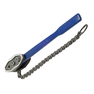 Chain Pipe Wrench Heavy with Interchangeable Jaws